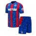 Maillot de foot Crystal Palace Domicile vêtements enfant 2024-25 Manches Courtes (+ pantalon court)